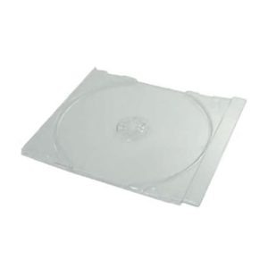 CD kutija, za 1 disk, strojno pakiranje, prozirna, debljina:10,4mm