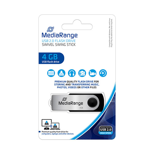 MediaRange MEMORIJA USB STICK 2.0, 4GB