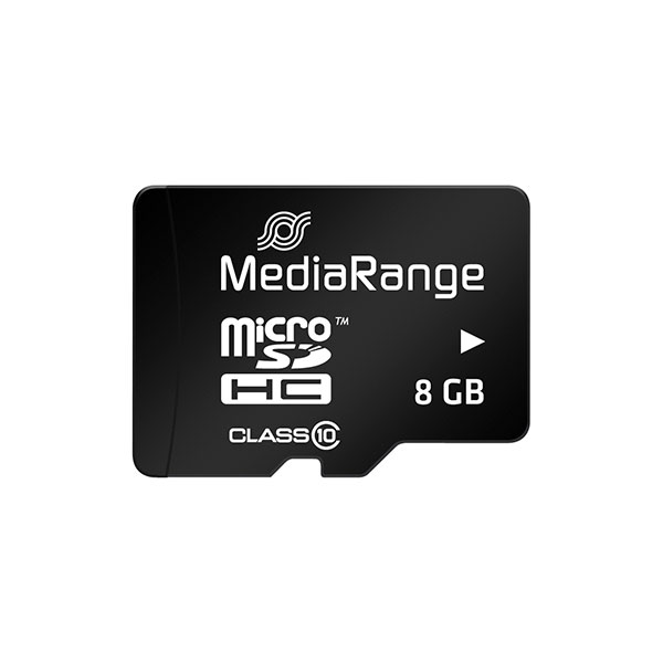MediaRange MICRO SDHC MEMORIJSKA KARTICA, klasa 10, 8GB