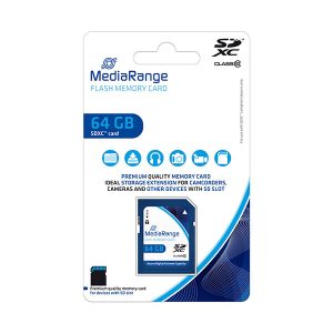 MediaRange SDXC MEMORIJSKA KARTICA, klasa 10, 64GB