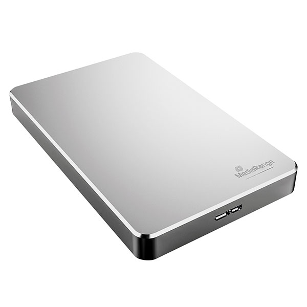MediaRange Eksterni HDD 500 GB, USB 3.0, srebrni