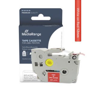 MediaRange uložak s trakom za naljepnice, zamjena za Brother TZ-435/TZe-435, 12 mm, MRBTZ435