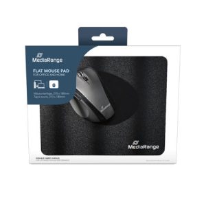 MediaRange ravna podloga za miša, 210 x 180 x 3 mm, crna MROS251