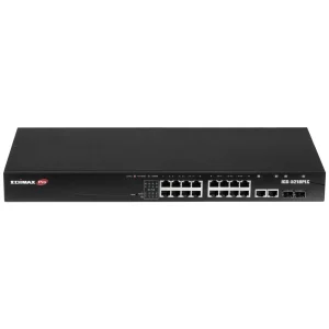 EDIMAX industrijski Nadzorni VLAN 18-Port Gigabitni PoE+ Web Smart, IGS-5218PLC