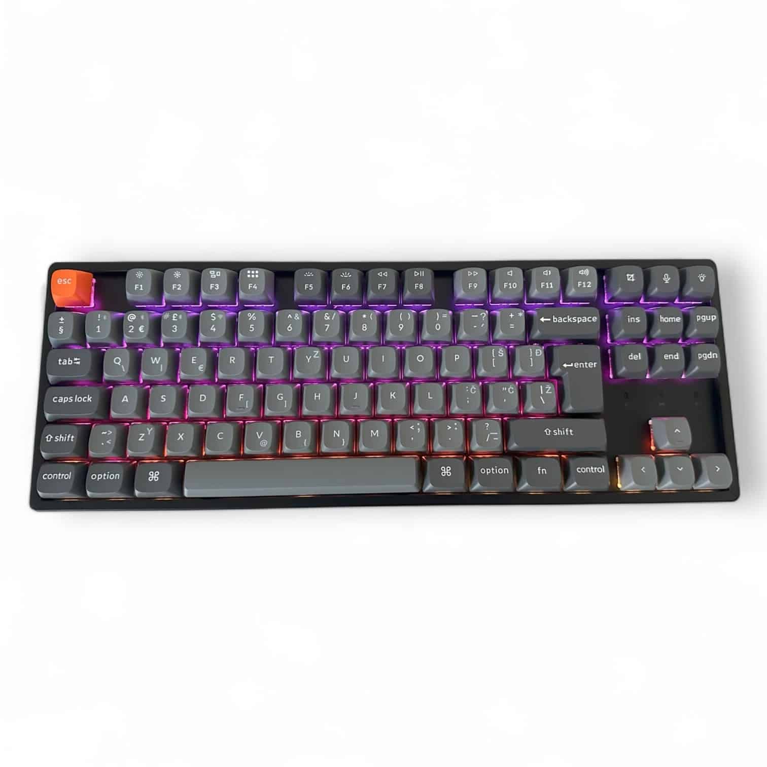 Mehanička tipkovnica Keychron K8 MAX BLACK, HR znakovi - Slika 4