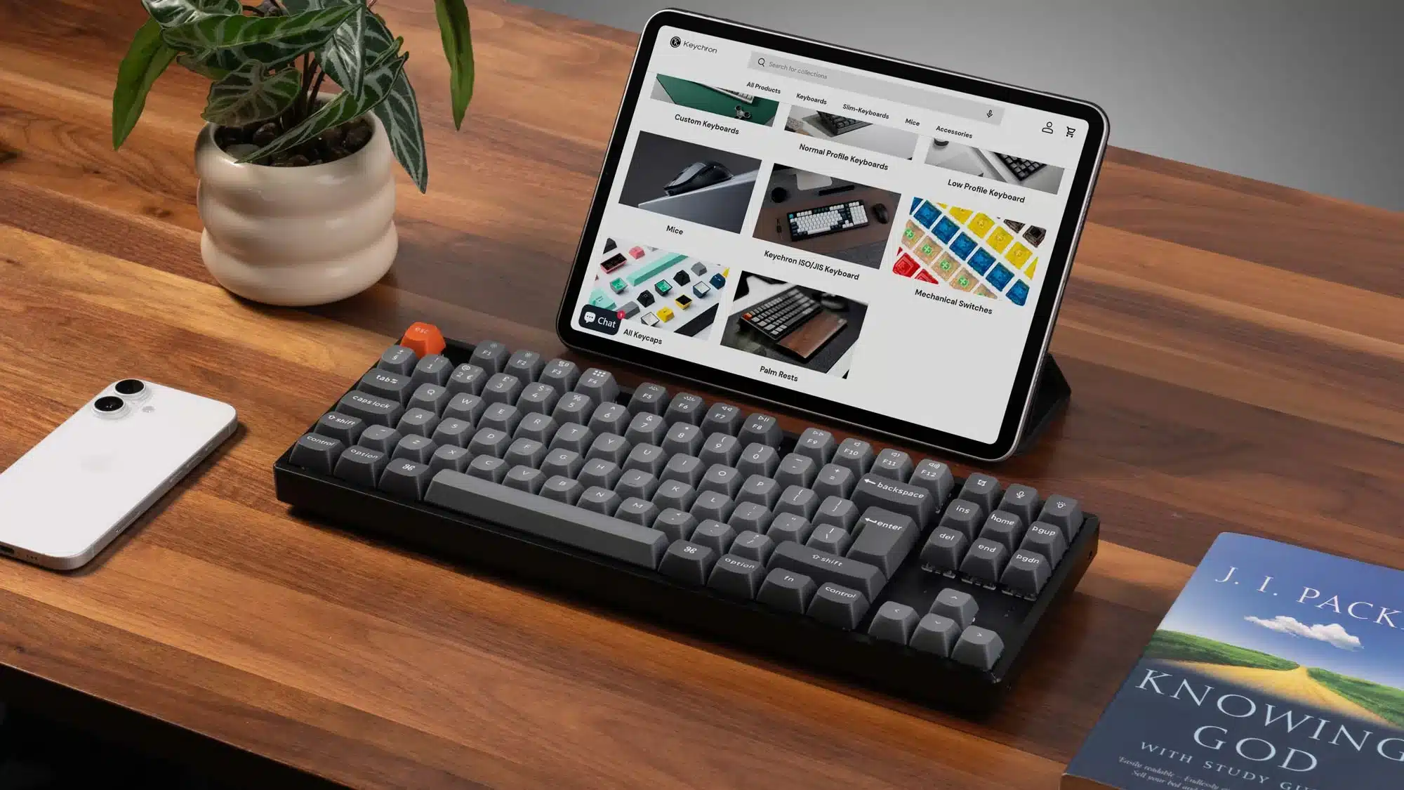 Mehanička tipkovnica Keychron K8 MAX BLACK, HR znakovi - Slika 6