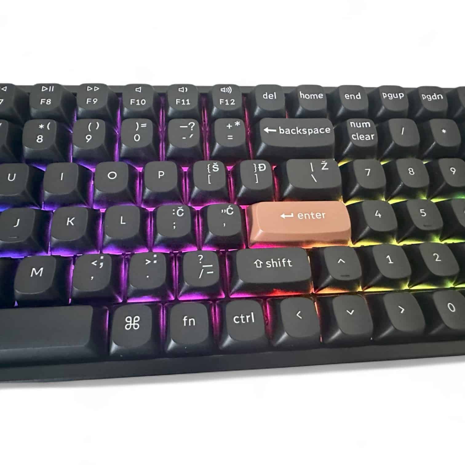 Mehanička tipkovnica Keychron K4 HE Special edition, crna, HR znakovi - Slika 4