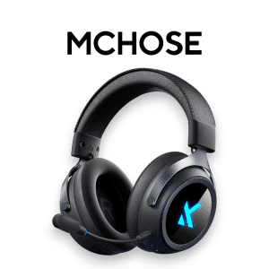 MCHOSE X9 Wireless Gaming Headset, Black, MC-X9-2