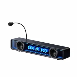 MCHOSE K20 Pro Gaming Soundbar w/Mic (BT/Wired), Black, MC-K20-5