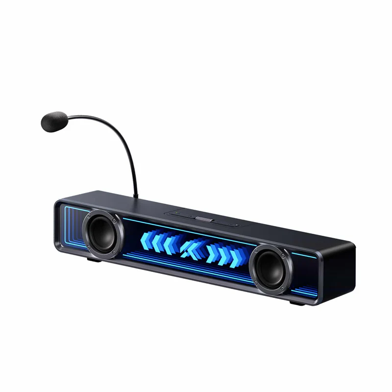 MCHOSE K20 Pro Gaming Soundbar w/Mic (BT/Wired), Black, MC-K20-5
