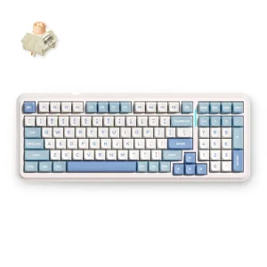 MCHOSE K99 V2 Wireless Mechanical Keyboard, Sky Blue, 98%, MC-K99V2-4 /HR znakovi/