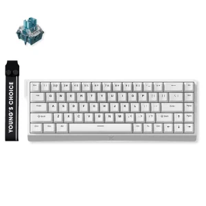 MCHOSE Ace 68 Hall Effect Magnetic Switch Gaming Keyboard, Bijela, MC-Ace68-15, HR znakovi