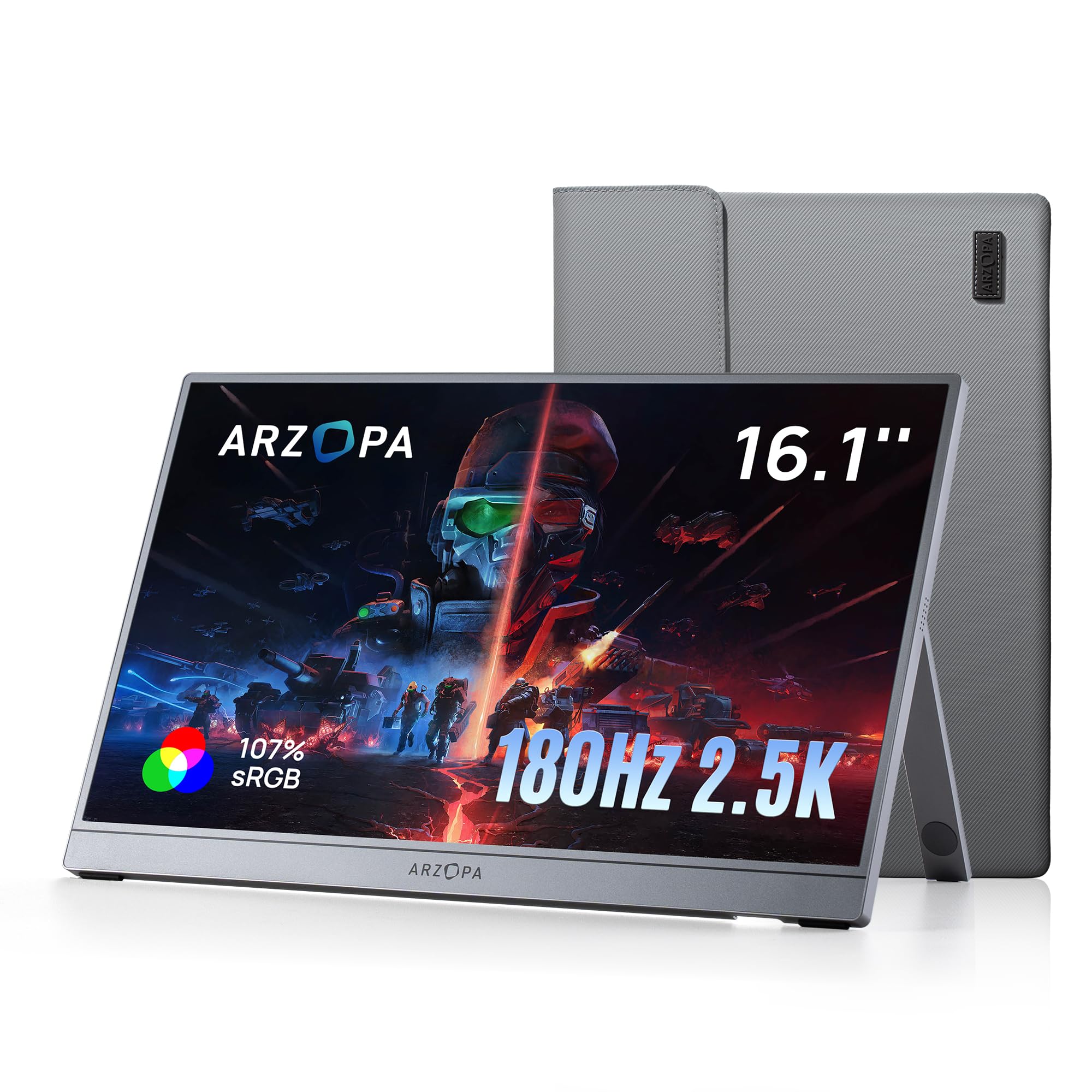 Arzopa Monitor 16,1" Z3FC, 1440P (QHD), 180Hz, Portable Gaming (sa zaštitnom navlakom) , 92172111