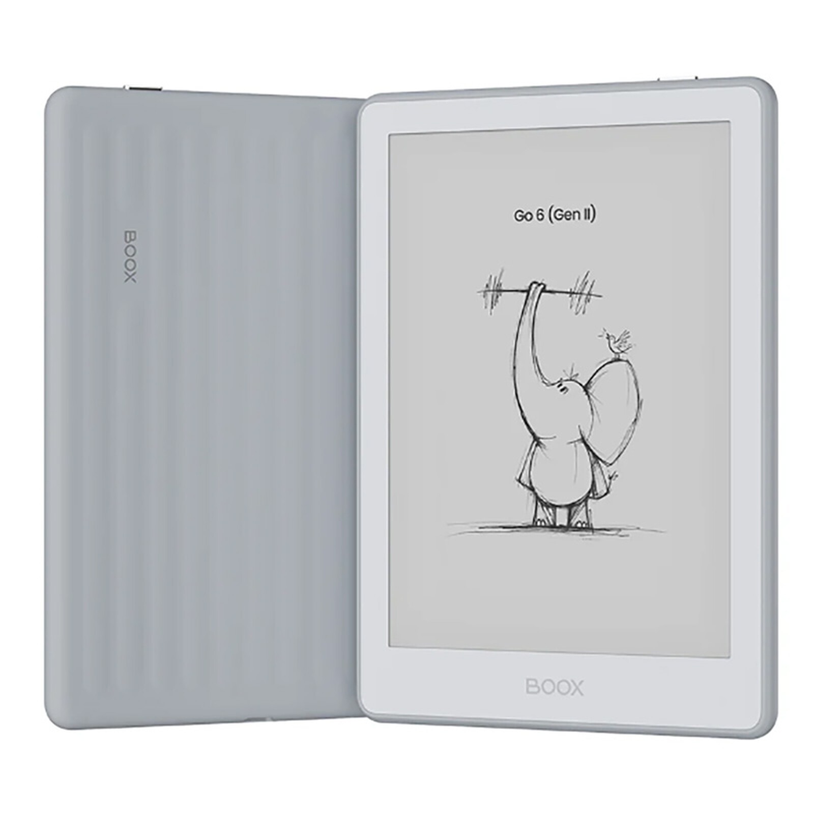 Boox Go 6″ (Gen II) eReader, stone gray, OBG62SG