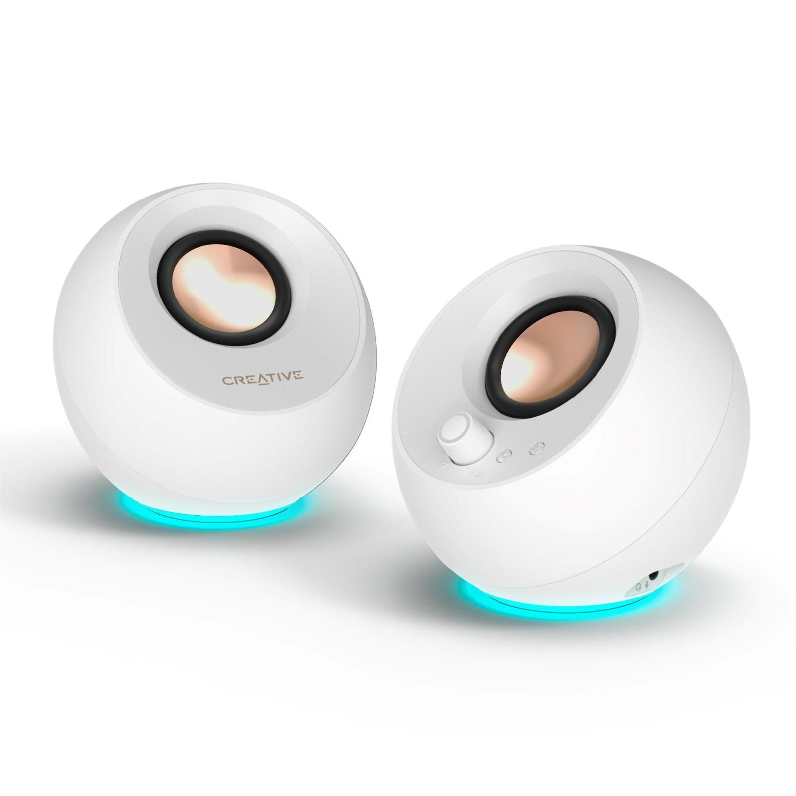 Creative Pebble Pro 2.0 BK USB- C/BT/RGB, zvučnici, bijeli